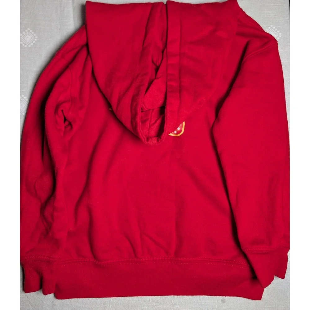 Daniel Tiger's Neighborhood Hoodie Kids Size 5/6 Red Pullover Sweatshirt